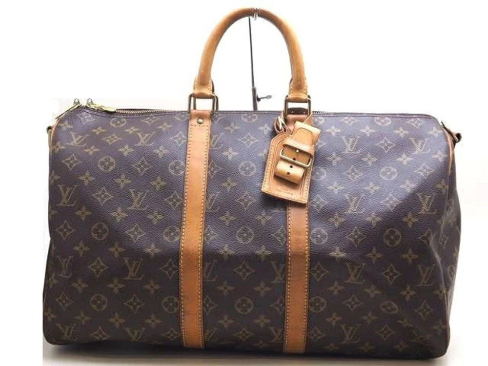 LOUIS VUITTON Keepall Bandouliere Boston Bag Monogram